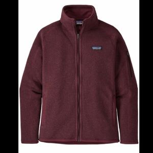 Patagonia Better Sweater fleece jacket, medium, red chicory maroon